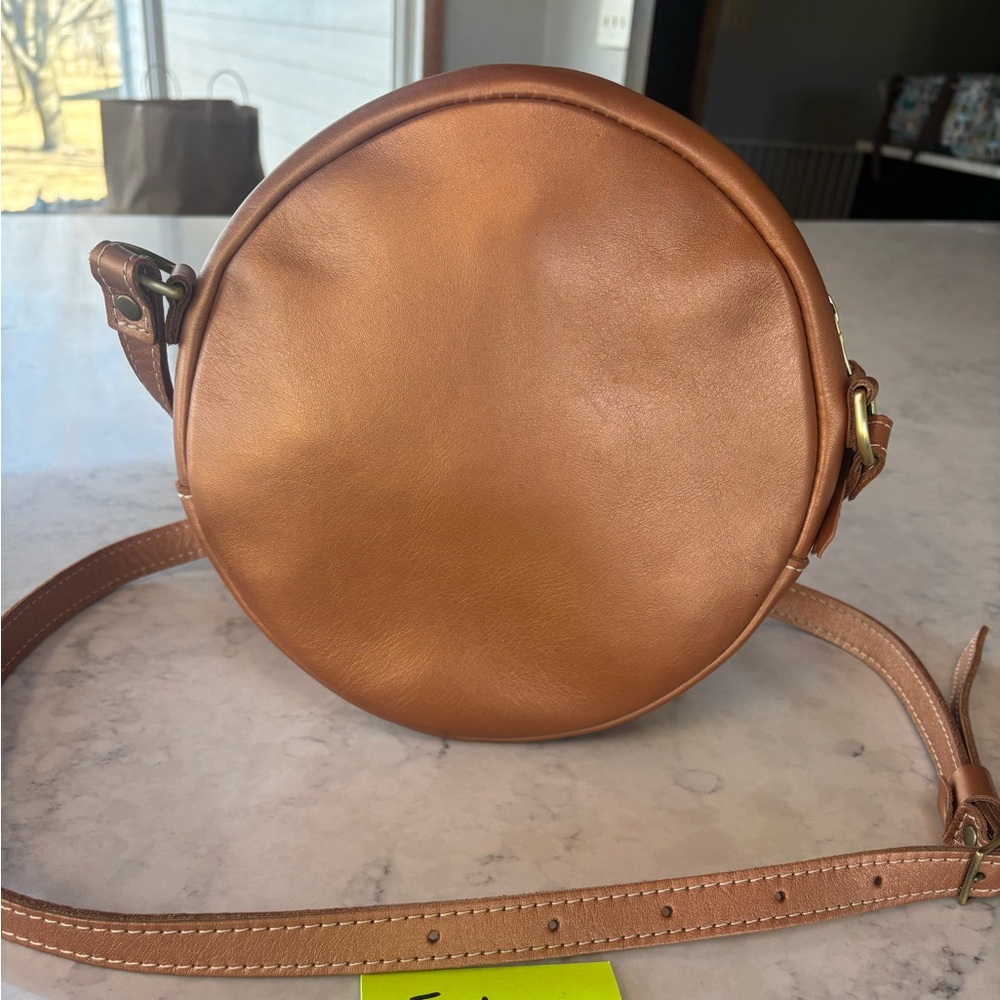 Portland Leather Tan Crossbody Bag
